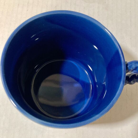 Vintage Princess Cruises Cruise Line Blue Ceramic Coffee Mug Cup Rope Handle - Picture 7 of 12